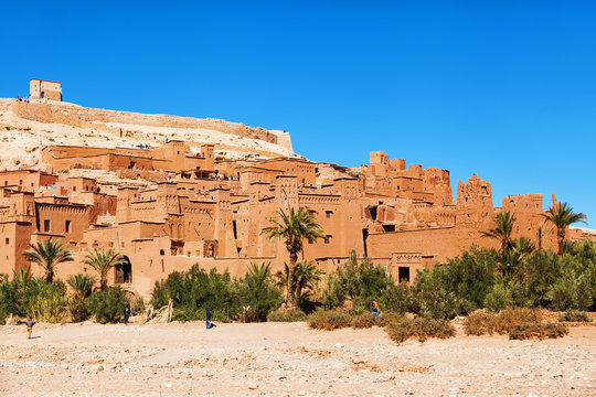 historische Kasbah in Ait-Ben-Haddou, Marokko (Weltkulturerbe)