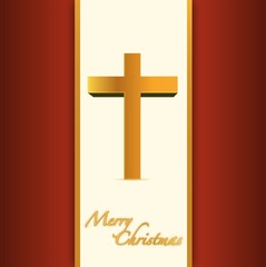 Obraz premium christian or catholic merry christmas card.