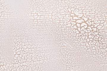 White wooden surface crazing.