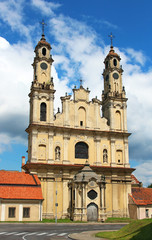 Obraz premium Church of the Ascension in Vilnius, Lithuania