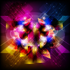 яркий абстрактный  весенний  фон