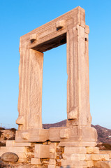 Porte d'Apollon &agrave; Naxos