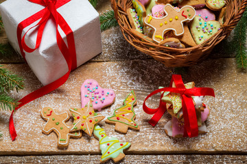Gingerbread cookies as a nice Christmas gift
