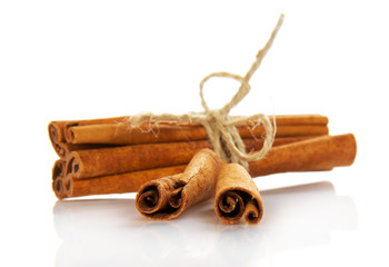 The sticks of cinnamon