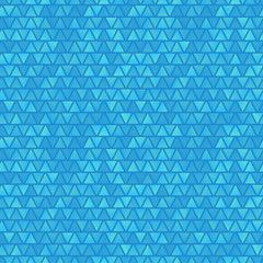 Fototapeta na wymiar Blue seamless abstract triangles background