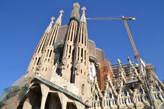 Sagrada Familia en Barcelona, España