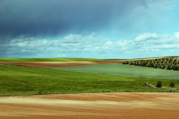 colorful country landscape