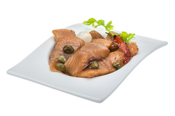 Sliced herring