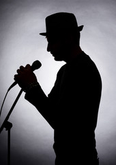 Musician silhouette