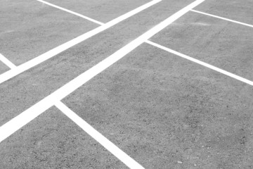 Fototapeta premium Empty Space in a Parking