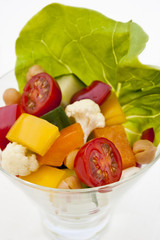 Vegetable and Chickpea Salad