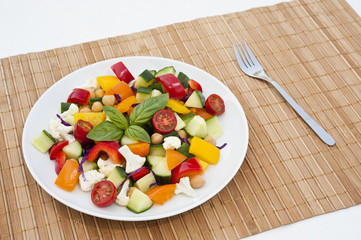 Chickpea and Vegetable Salad