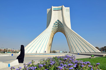 Azadi tower in Tehran,Iran