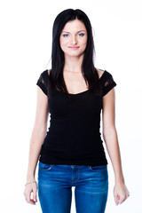 Fototapeta premium portrait of a young and beautiful woman