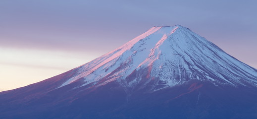 Mountain Fuji in winter