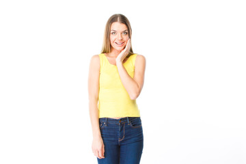 portrait of a young and beautiful woman