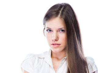 Fototapeta premium portrait of a young and beautiful woman
