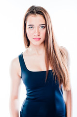 Fototapeta premium portrait of a young and beautiful woman