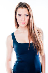 Fototapeta premium portrait of a young and beautiful woman