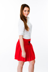 portrait of a young and beautiful woman