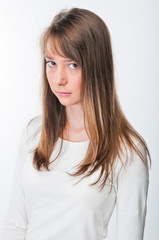 Obraz premium portrait of a young and beautiful woman