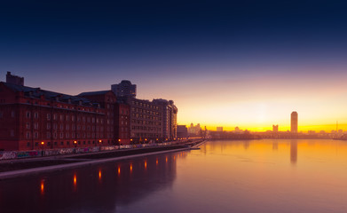 Naklejka premium Quay of Yekaterinburg, Russia