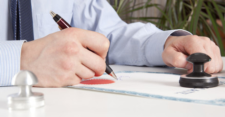 Lawyer, notary