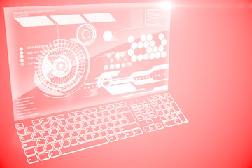 Futuristic technology interface