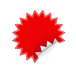 Red sticker