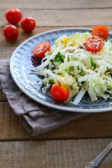 crispy salad with vegetables
