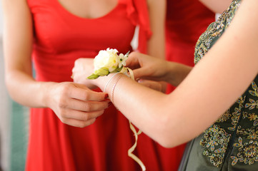 Boutonniere on Hand