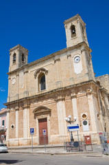 Fototapeta na wymiar Mother church of Transfiguration. Taurisano. Puglia. Italy.