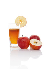 Fresh apple juice.