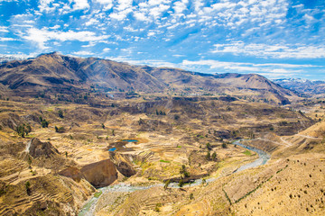Incas to build Farming terraces with Pond and Cliff.