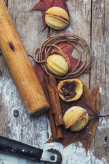 homemade sweets from puff pastry