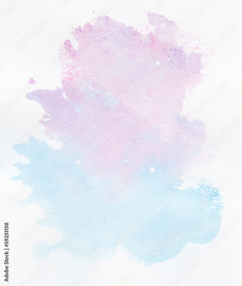 Wall mural Watercolor background