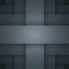 Obraz premium Abstract vector background with black paper layers