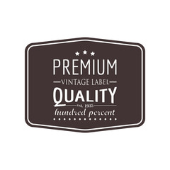 premium label