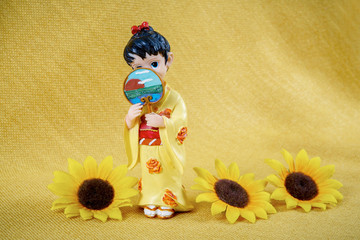 Figurine Japanese Geisha