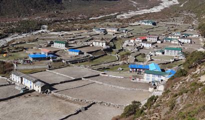 Village de Thame, Solukhumbu - N&eacute;pal