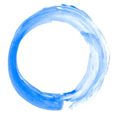 watercolor doodle circle