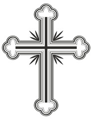 Traditional Armenian Apostolic Church cross clip art