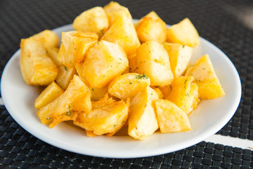 Homemade baked sweet potato