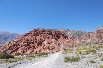 Los Colorados in Purmamarca, Jujuy, Argentina.