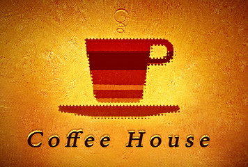Coffee house menu cover