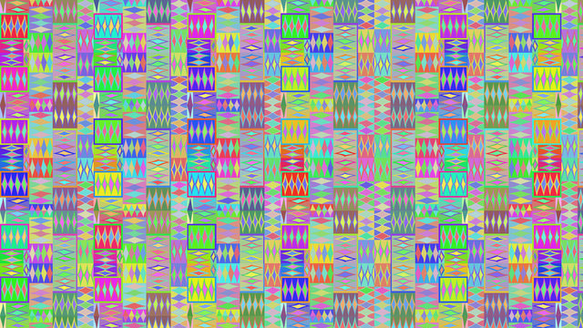 Colored abstract pattern of elements retro background © kilvah