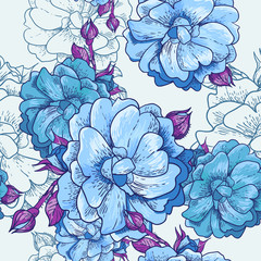 Beautiful Seamless Floral Background
