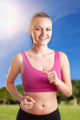 Fototapeta premium Woman Running