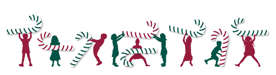 Obraz premium Big Candy Canes