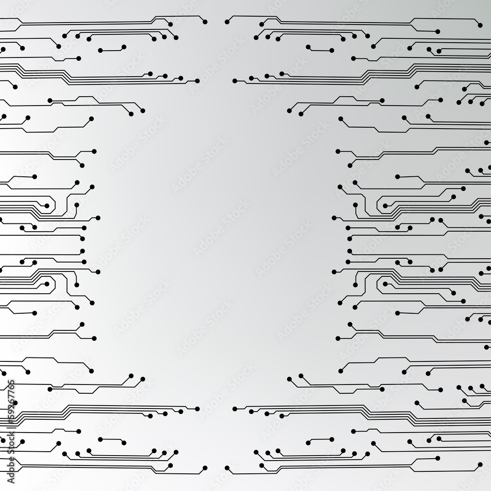 Poster EPS10 vector circuit board background texture